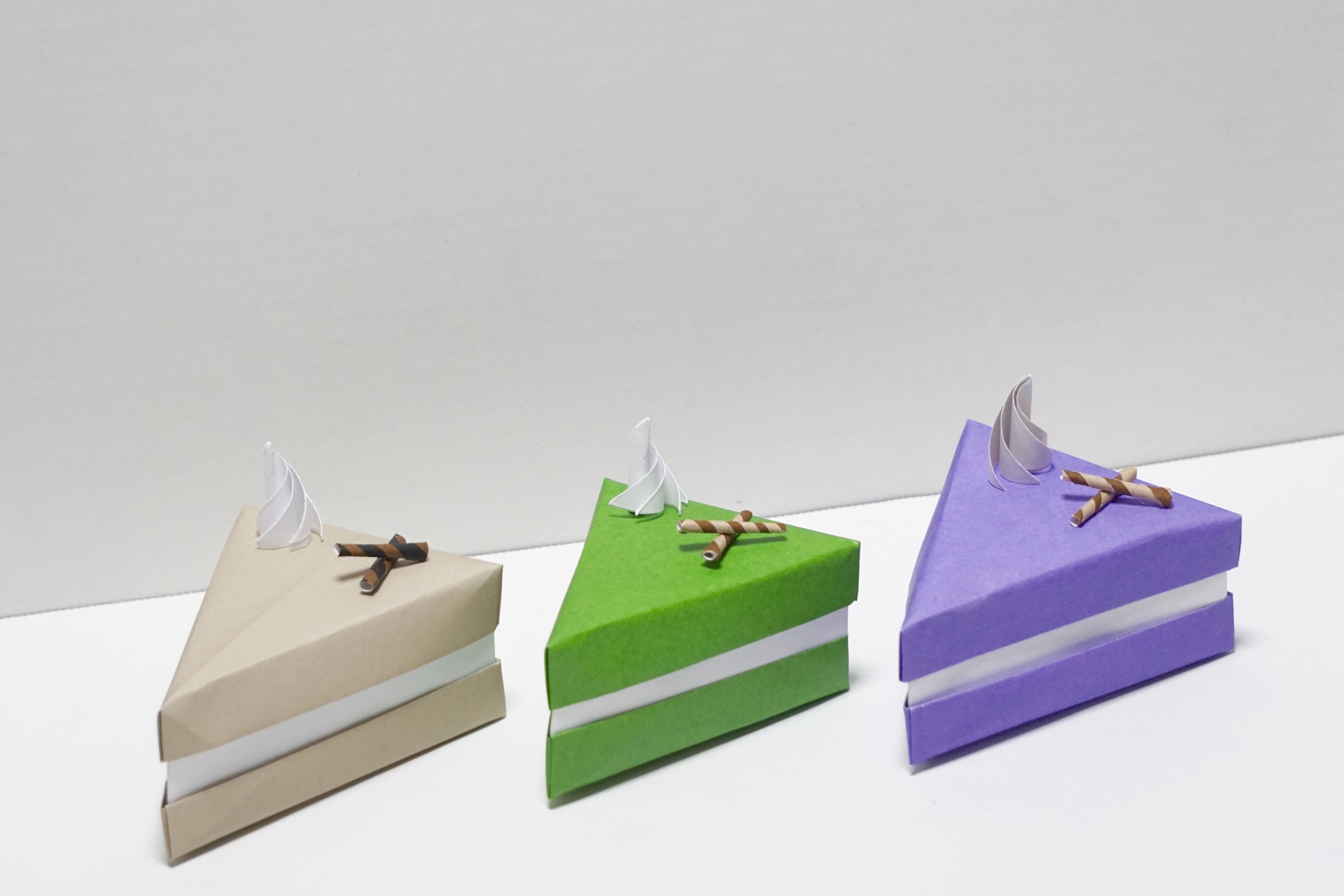 折り紙でケーキの折り方 高級感あふれる立体ケーキを作ろう くまのお役立ちサイト